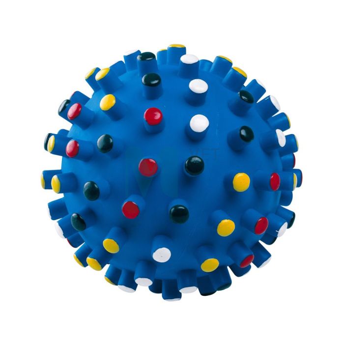 FERPLAST KOERA MÄNGUASI PALL OGADEGA VINÜÜL M 10CM