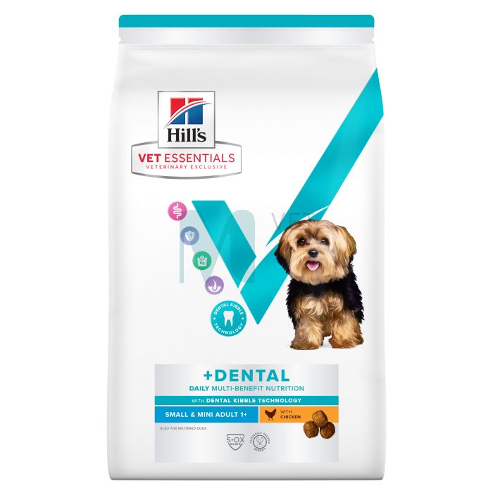 HILLS VE KOERA TÄISSÖÖT MB SMALL&MINI+ DENTAL KANA 2KG