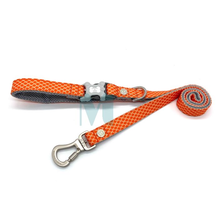 H&H KOERA TEKSTIILIST JALUTUSRIHM XS/S ORANŽ 120X1,5CM #