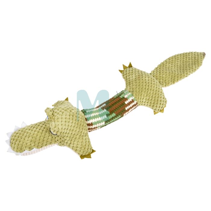 LOVE STORY KOERA MÄNGUASI KROKODILL 25X26X9CM KHAKI