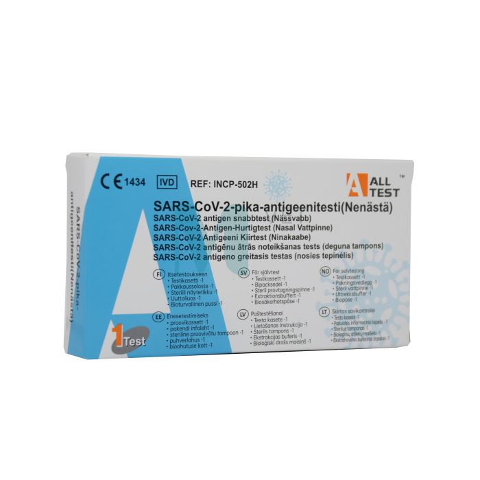ANTIGEENI KIIRTEST COVID-19 ALLTEST ISE TESTIMISEKS N1