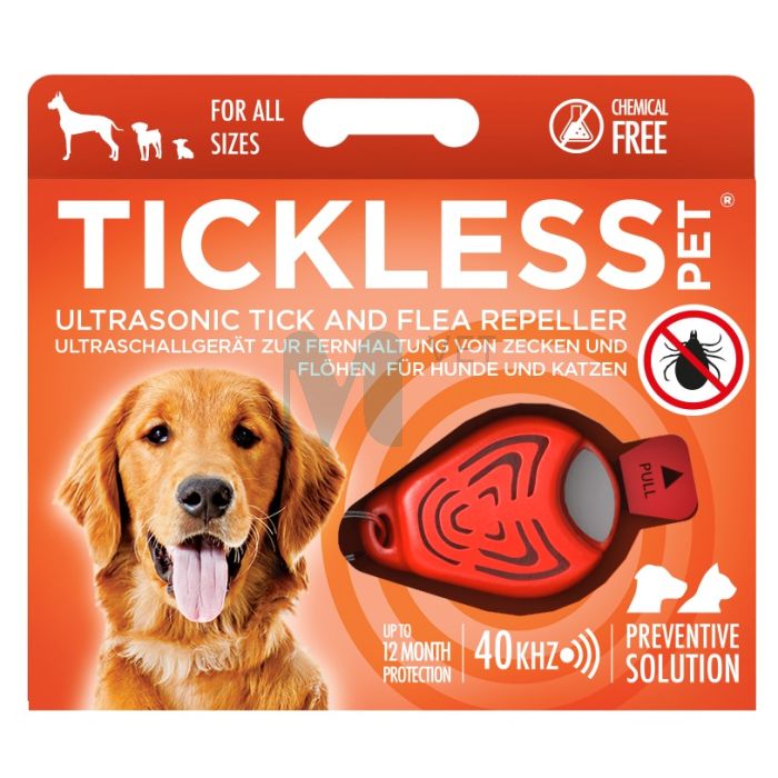 TICKLESS PUUGIPELETAJA LEMMIKLOOMALE ORANZ