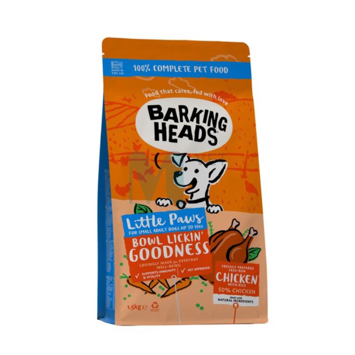 BH KOERA TÄISSÖÖT BOWL LICKIN GOODNESS VÄIKE TÕUG KANA 1,5KG