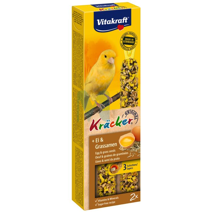 VITAKRAFT KANAARILINDUDE MAIUS KRÄCKER MUNA&ROHUSEEMNED N2