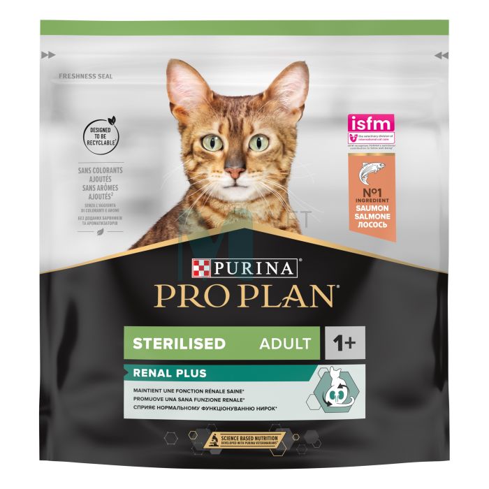 PRO PLAN KASSI TÄISSÖÖT STERIL. RENAL LÕHE 0,4KG
