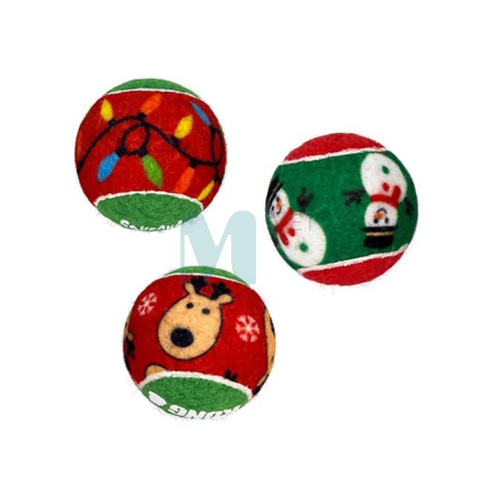 KONG HOLIDAY SQUEAKAIR BALLS 6TK S KOERA MÄNGUASI