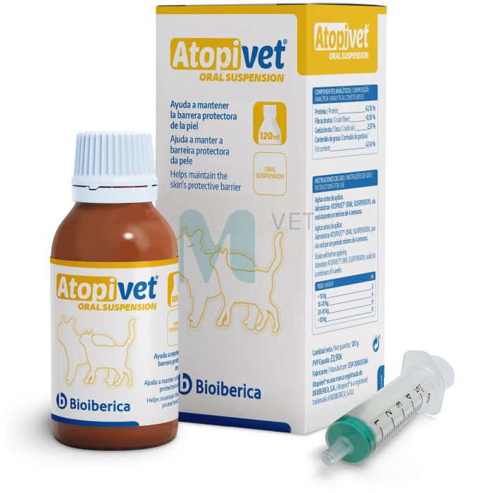 BIOIBERICA ATOPIVET SUUKAUDNE SUSP 120ML