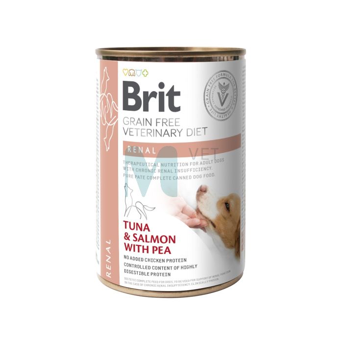 BRIT GF KOERA KONSERV KOER RENAL 400G #