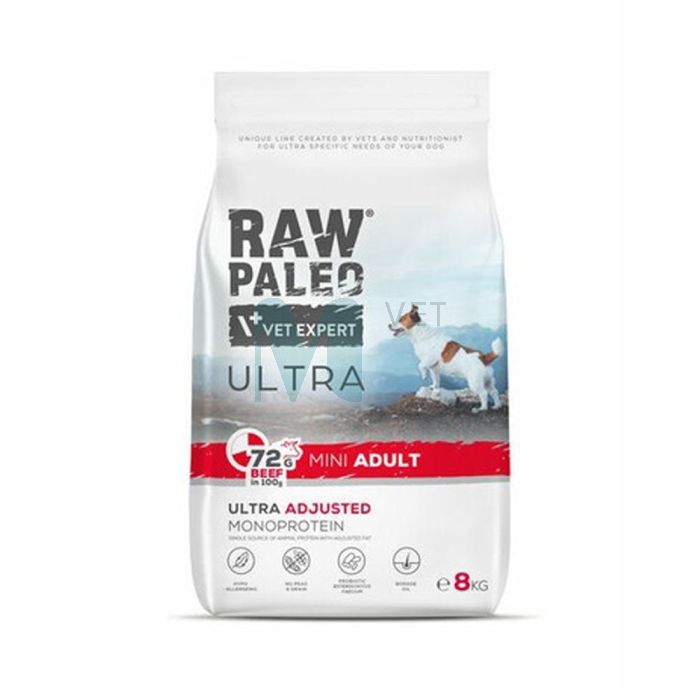 RAW PALEO KOERA TÄISSÖÖT ULTRA MINI VEIS 8KG