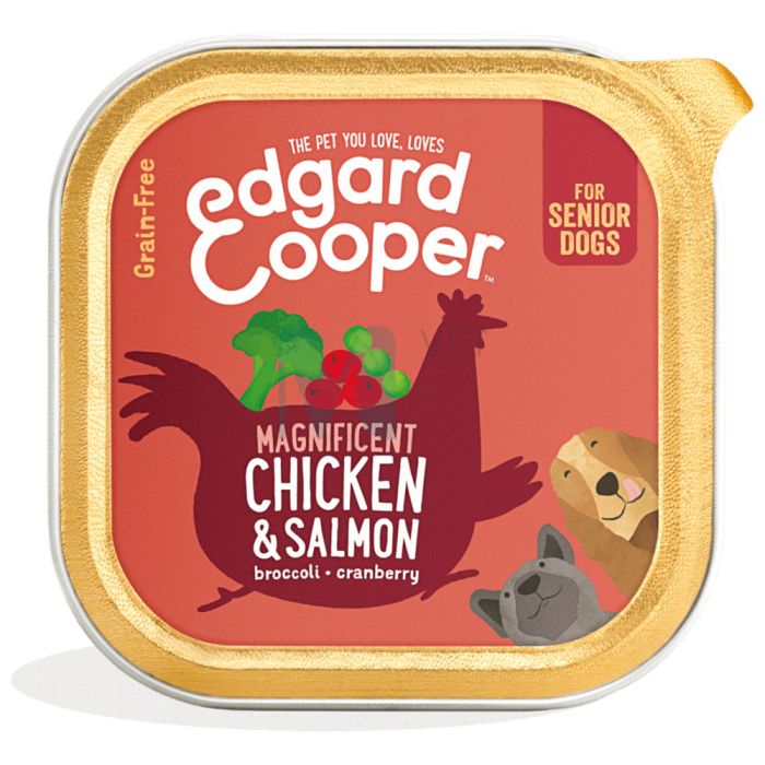 EDGARD COOPER KOERA KONSERV SEENIOR KANA/LÕHE 150G