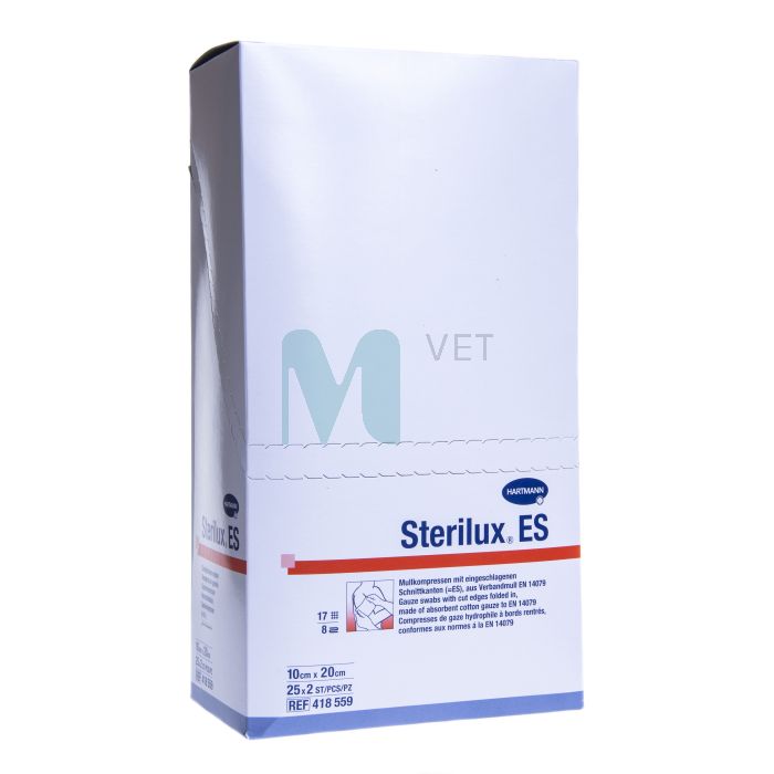MARLI SALVRÄTIKUD STER. STERILUX ES 10X20CM N2X25 /418559/