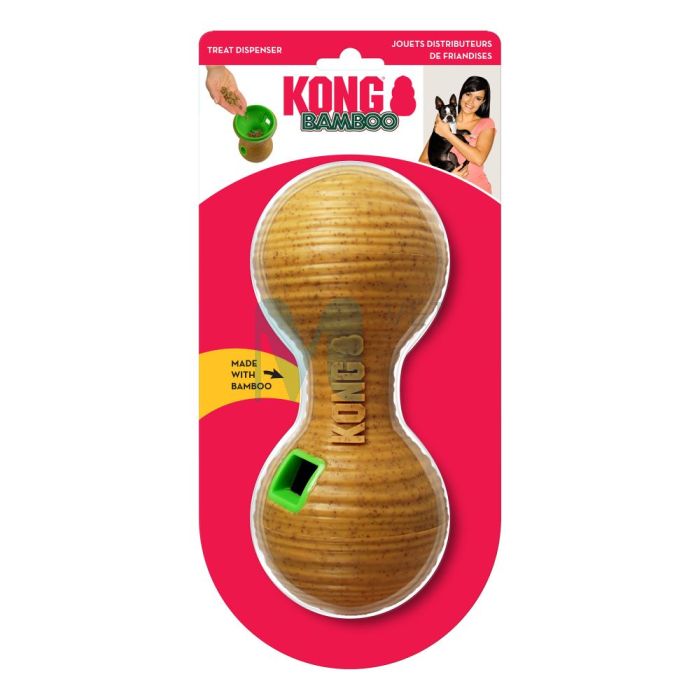 KONG BAMBOO FEEDER KOERA MÄNGUASI TÄIDETAV HANTEL #