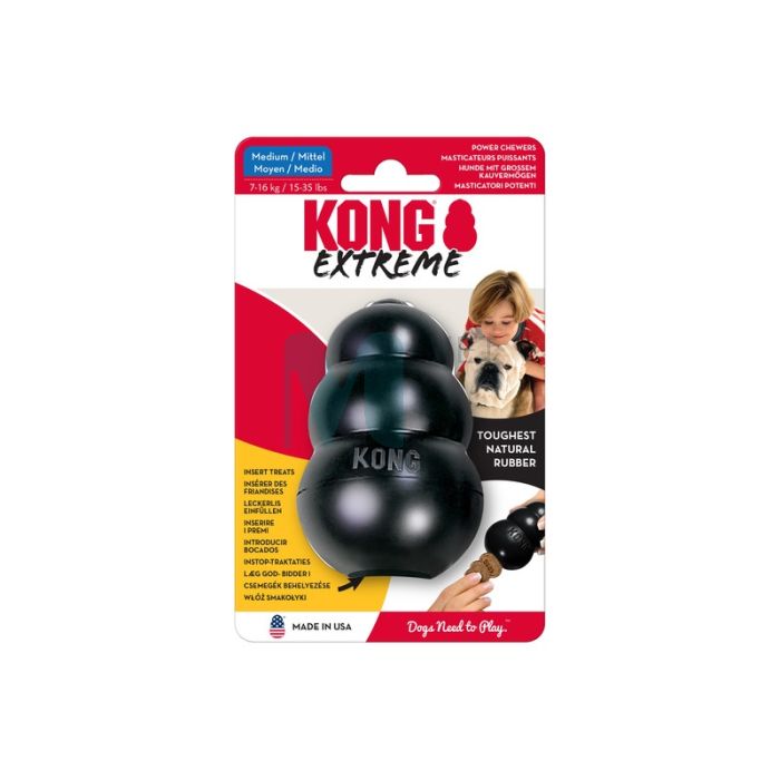 KONG EXTREME KOERA MÄNGUASI TÄIDETAV M MUST