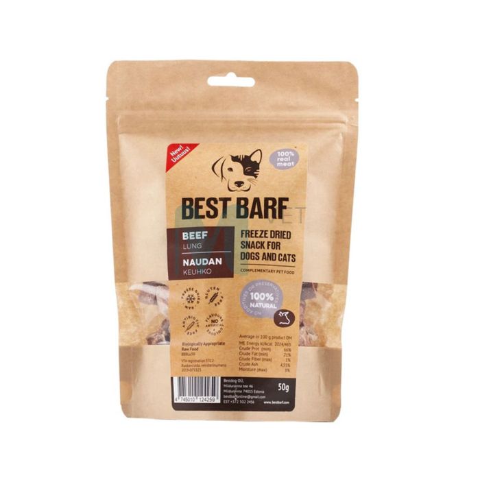 BEST BARF KÜLMKUIVATATUD MAIUS VEISEKOPS 50G #