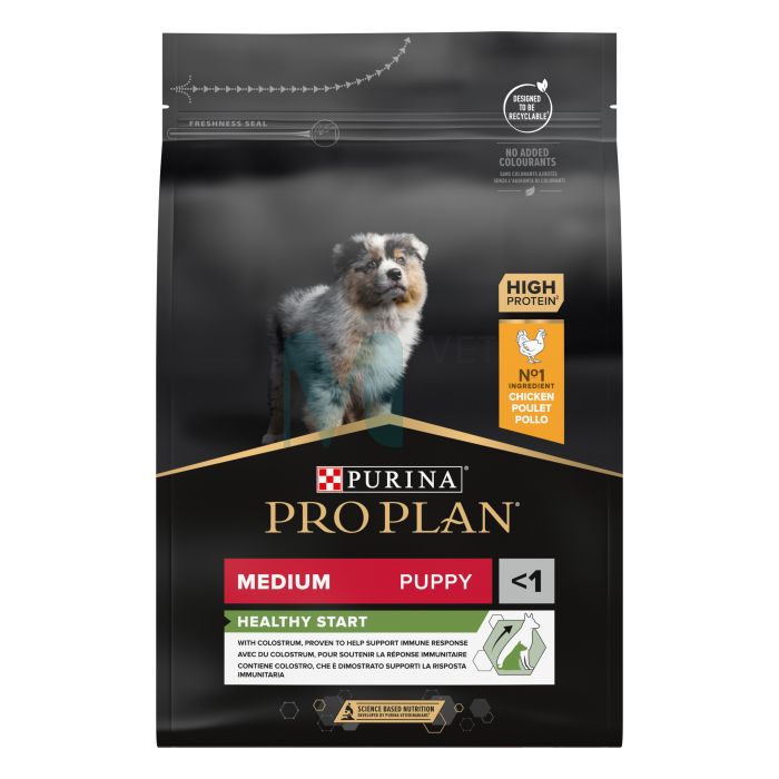 PRO PLAN KUTSIKA TÄISSÖÖT KESKM.TÕUG KANA 3KG #
