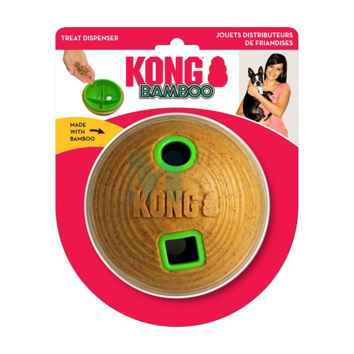 KONG BAMBOO FEEDER KOERA MÄNGUASI TÄIDETAV PALL