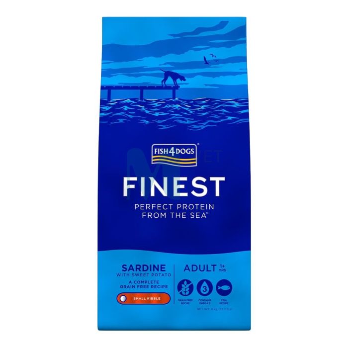 F4D KOERA TÄISSÖÖT SARDIIN VÄIKE GRAANUL 6KG