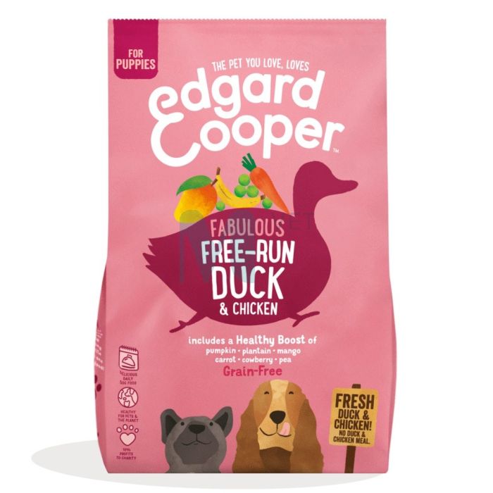 EDGARD COOPER KUTSIKA TÄISSÖÖT FREE-RUN PART/KANA 2,5KG