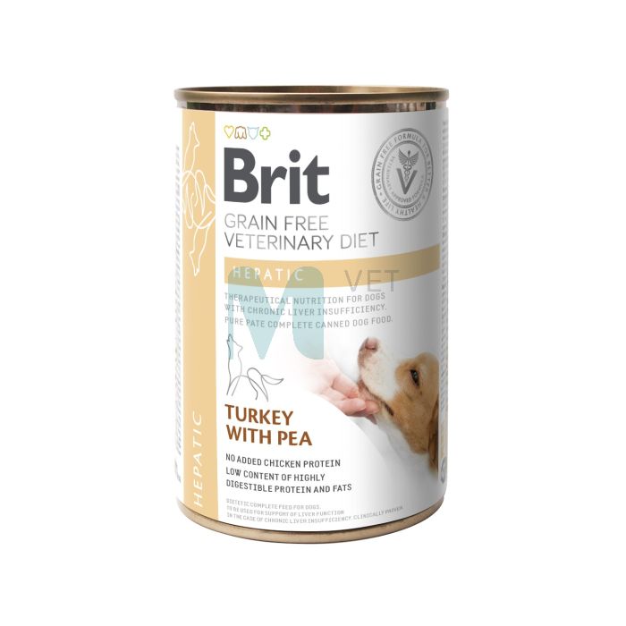 BRIT GF KOERA KONSERV HEPATIC 400G #