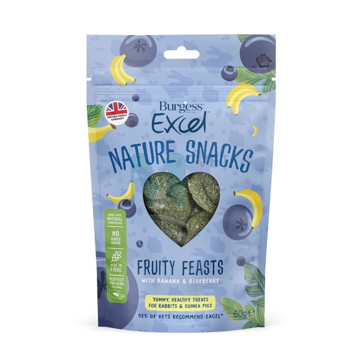BURGESS EXCEL VÄIKELOOMA MAIUS FRUITY FEASTS 60G