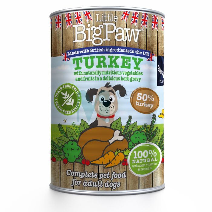LITTLE BIGPAW KOERA KONSERV KALKUN/KÖÖGIVILJAD 390G N1