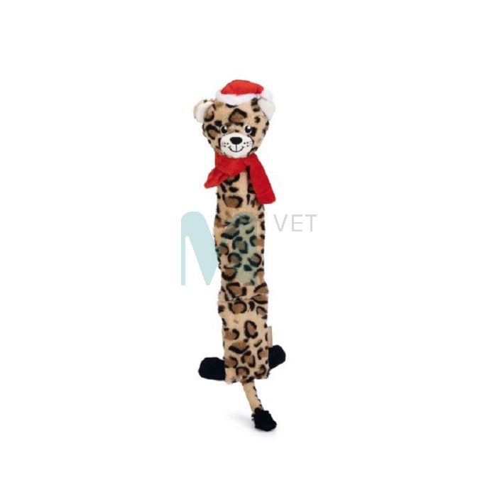 BEEZTEES KOERA MÄNGUASI XMAS LEOPARD KOLLANE/MUST