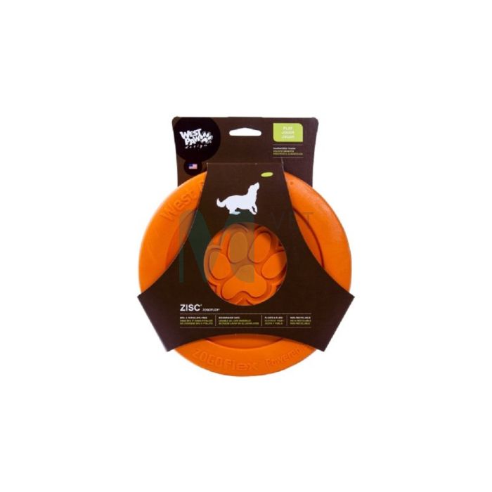 WEST PAW KOERA MÄNGUASI LENDAV TALDRIK ZISC 16CM ORANZ #