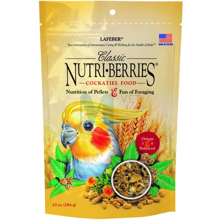 NUTRI-BERRIES LINDUDE TÄISSÖÖT COCKATIEL 284G