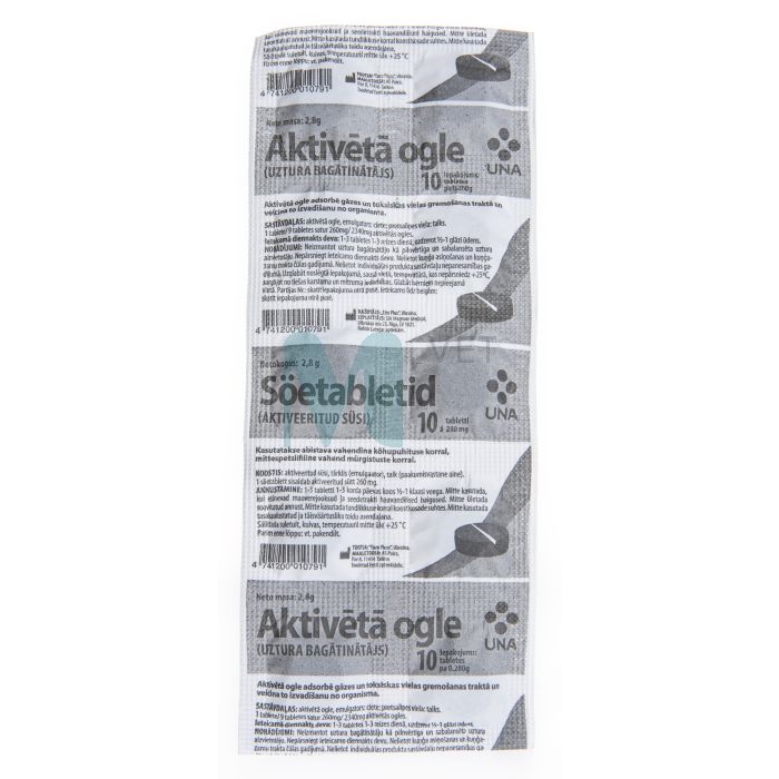 UNA SÖETABLETID 260MG N10