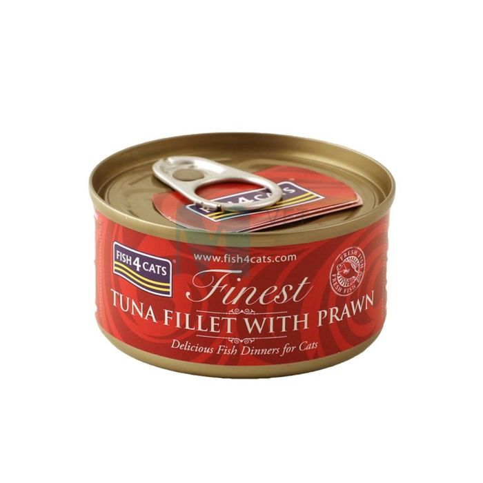 F4C KASSI KONSERV TUUNIKALA/KREVETT 70G N1
