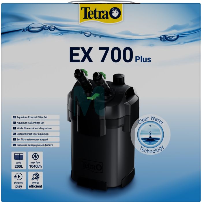 TETRA AKVAARIUMI FILTER EX 700 PLUS EXTERNAL FILTER 100-200L