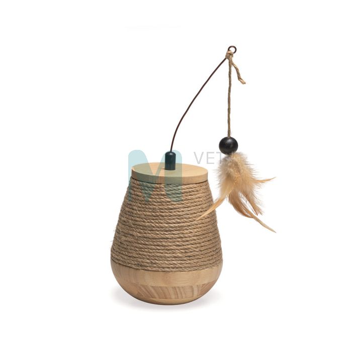 BEEZTEES DBL KASSI MÄNGUASI PUIDUST TUMBLE MAE 15X15X18CM BE