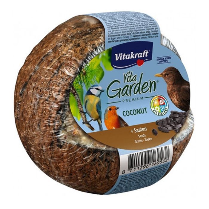 VITAKRAFT LINDUDE MAIUS TÄIDETUD KOOKOSPÄHKEL 3/4 360G