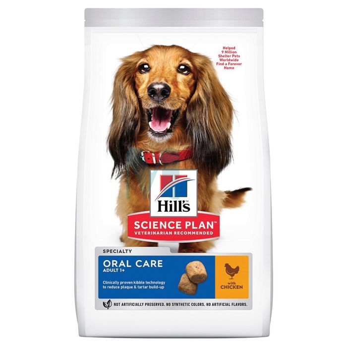 HILLS KOERA TÄISSÖÖT ORAL CARE KESK.TÕUG KANA 12KG
