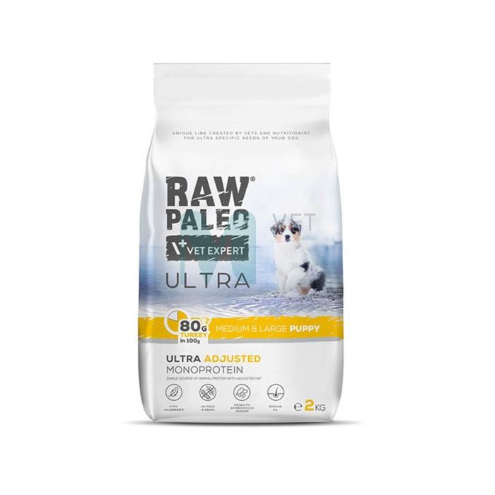 RAW PALEO KUTSIKA TÄISSÖÖT ULTRA KESK./SUUR TÕUG KALKUN 2KG
