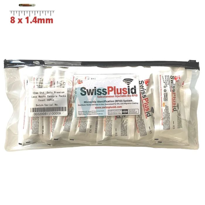 MIKROKIIP SWISSPLUS IDENTIFITSEERIMIS 8,0X1,4 MM N30