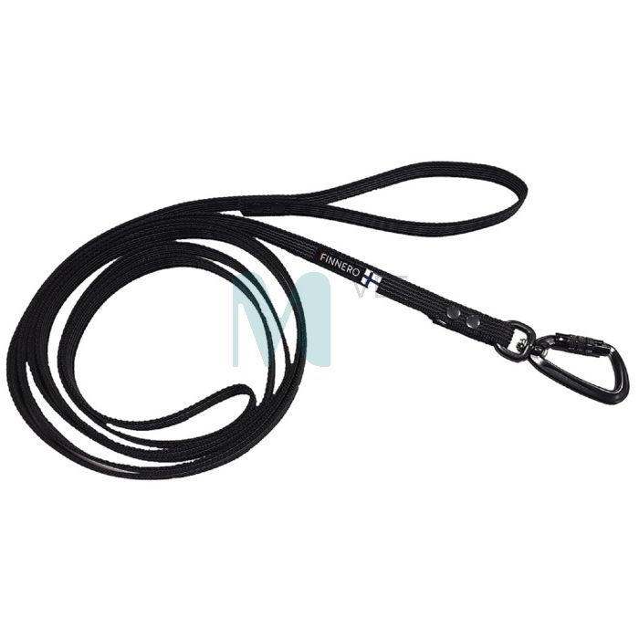 FINNERO KOERA JALUTUSRIHM RESCUE KUMMERIT 2CMX3M MUST