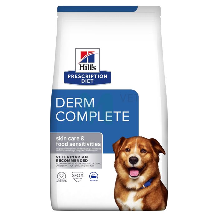 HILLS PD KOERA TÄISSÖÖT DERM COMPLETE 1,5KG