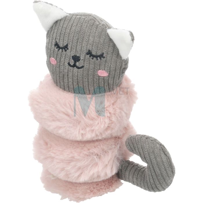 FLAMINGO KOERA MÄNGUASI RIBOLA KASS 15CM ROOSA