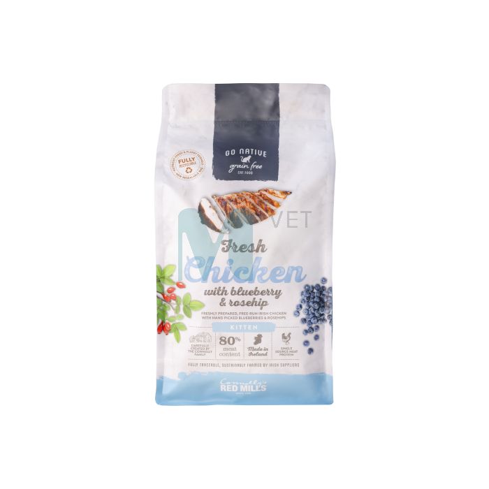 GO NATIVE KASSIPOJA TÄISSÖÖT KANA/MUSTIKAS/KIBUVITS 300G