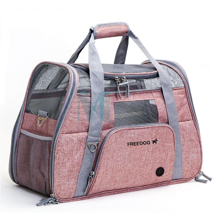 FREEDOG KANDEKOTT CROSSWORLD 51X23X35CM PRUUN
