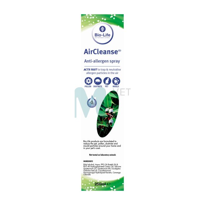 BIO-LIFE ALLERGIAVASTANE SPREI AIRCLEANSE 250ML