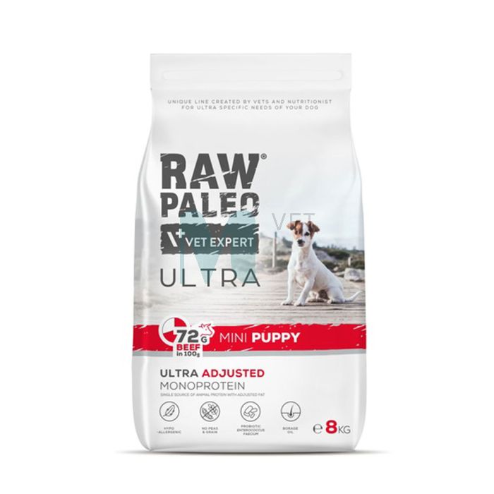 RAW PALEO KUTSIKA TÄISSÖÖT ULTRA MINI VEIS 8KG