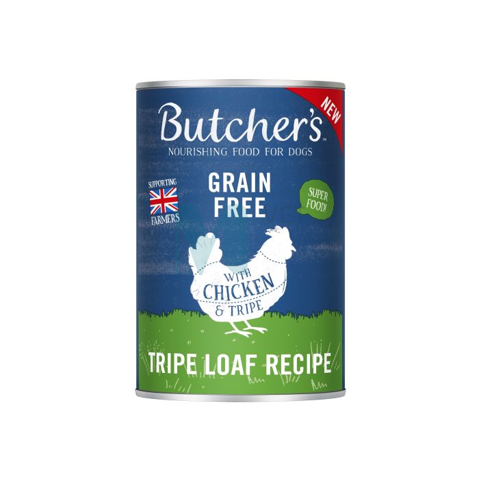 BUTCHERS KOERA PASTEET ORIGINAL TRIPE/KANA 400G