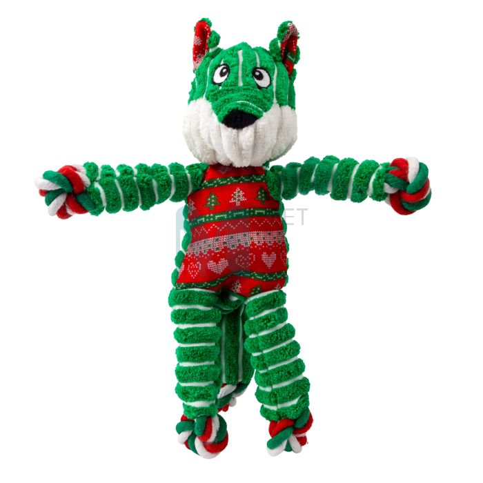 KONG HOLIDAY FLOPPY KNOTS FOX S/M MÄNGUASI KOERALE