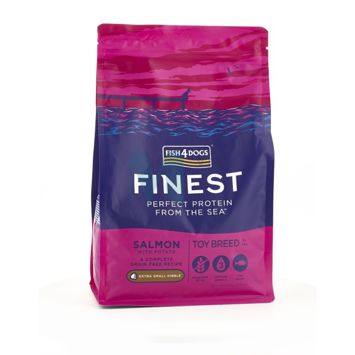F4D KOERA TÄISSÖÖT FINEST EXTRA-VÄIKE GRAANUL LÕHE/KARTUL 1,5KG