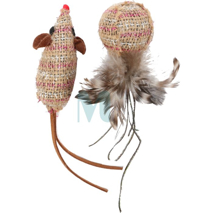 FLAMINGO KASSI MÄNGUASI TEXU PALL JA HIIR PRUUN