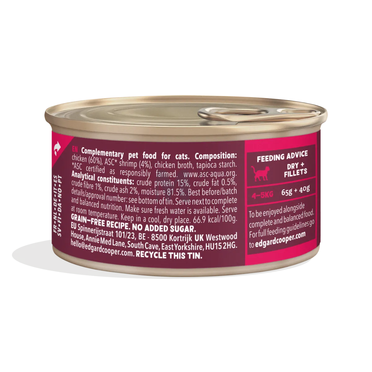 EDGARD COOPER KASSI KONSERV FILEED KANA/KREVETT 70G N1 - Tootepilt 2