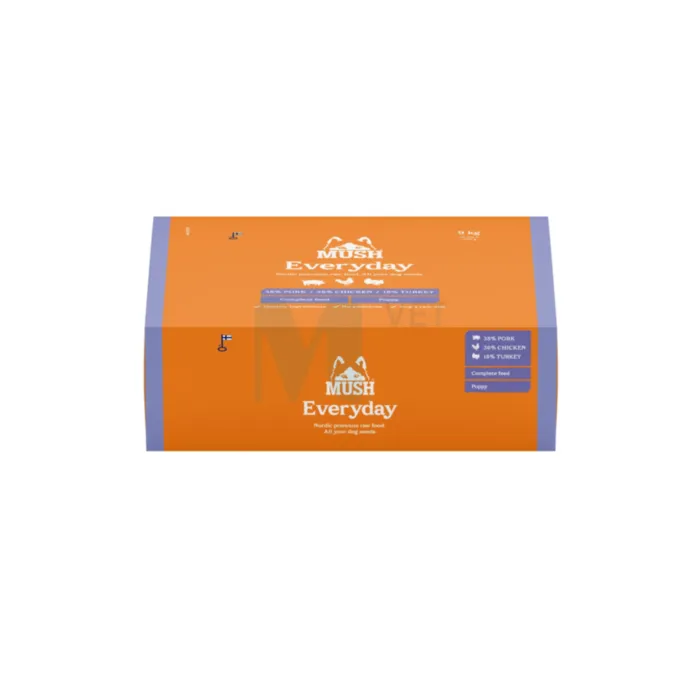 MUSH KOERA TOORTOIT EVERYDAY LIGHTPURPLE SIGA/KANA/KALKUN 9KG - Tootepilt 1