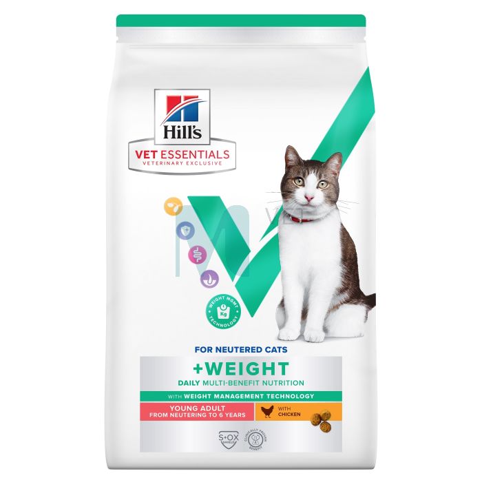 HILLS VE KASSI TÄISSÖÖT MB YOUNG ADULT+ WEIGHT KANA 1,5KG